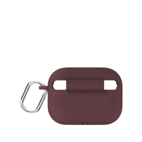 Apple AirPods Pro (3. Gen.) Holdit Silicone Case m. Karabinhake - Bordeaux