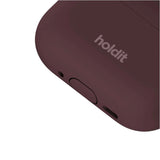 Apple AirPods Pro (3. Gen.) Holdit Silicone Case m. Karabinhake - Bordeaux