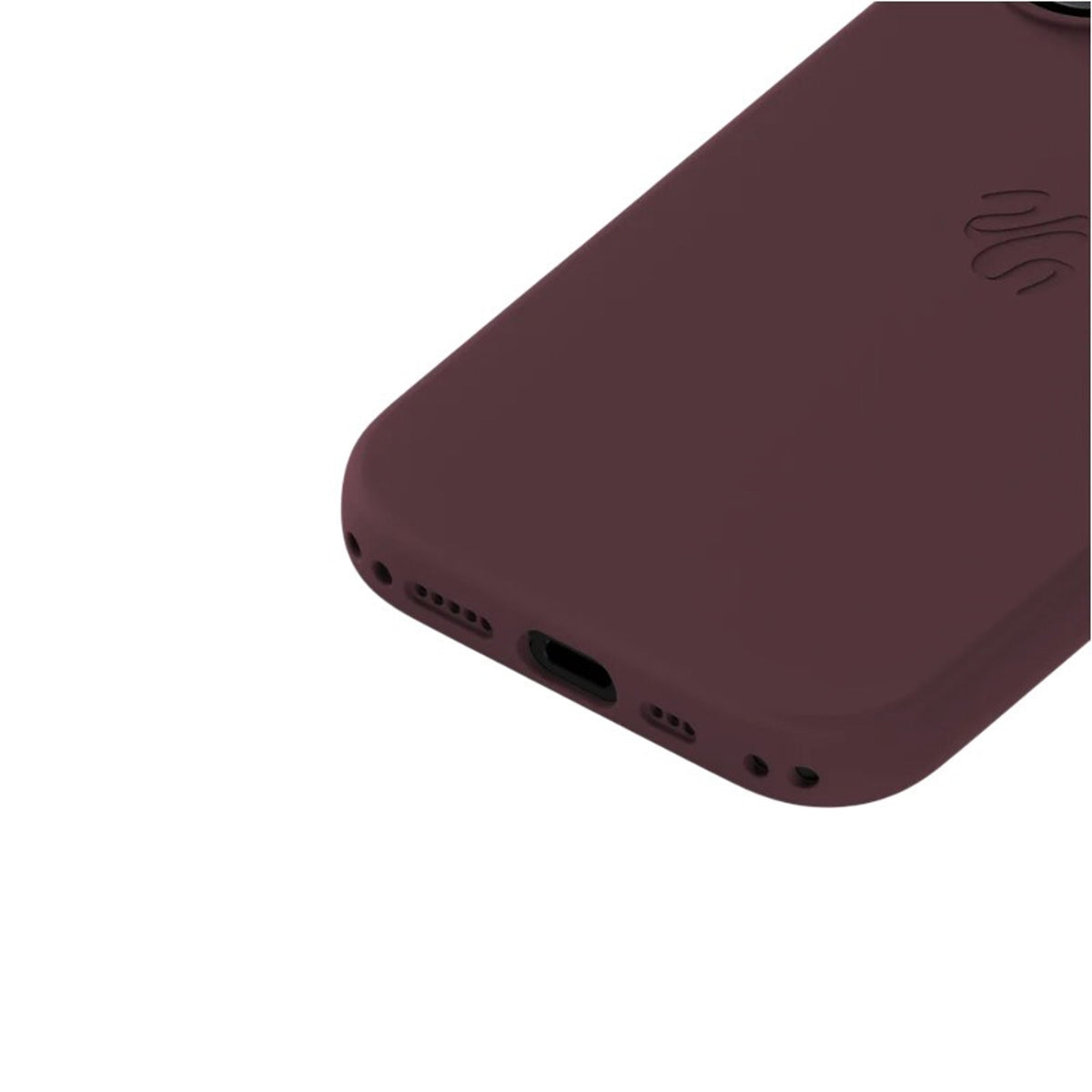 iPhone 17 Holdit Soft Touch MagSafe Silikon Skal - Bordeaux