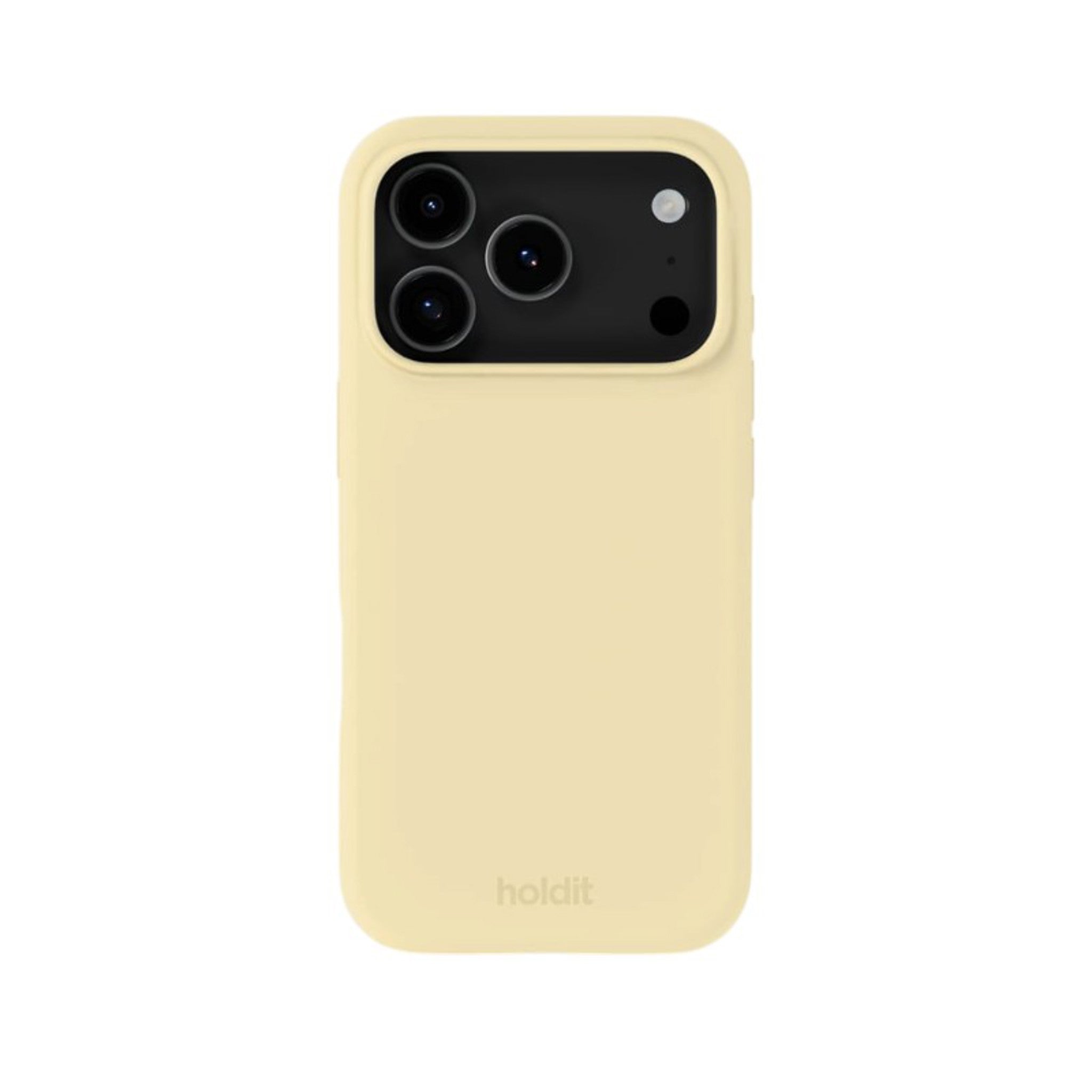 iPhone 18 Pro / 17 Pro Holdit Soft Touch Silikon Skal - Butter Yellow