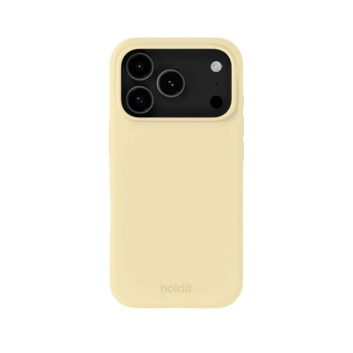 iPhone 18 Pro Max / 17 Pro Max Holdit Soft Touch Silikon Skal - Butter Yellow