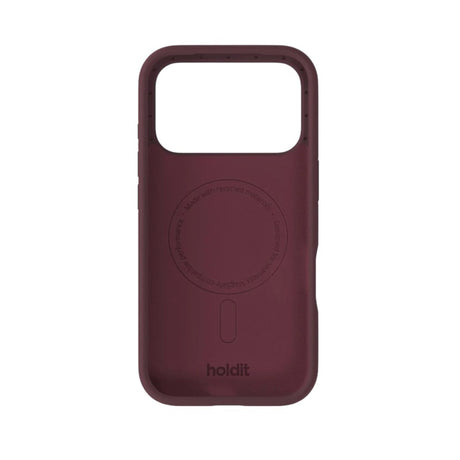 iPhone 18 Pro / 17 Pro Holdit Soft Touch MagSafe Silikon Skal - Bordeaux