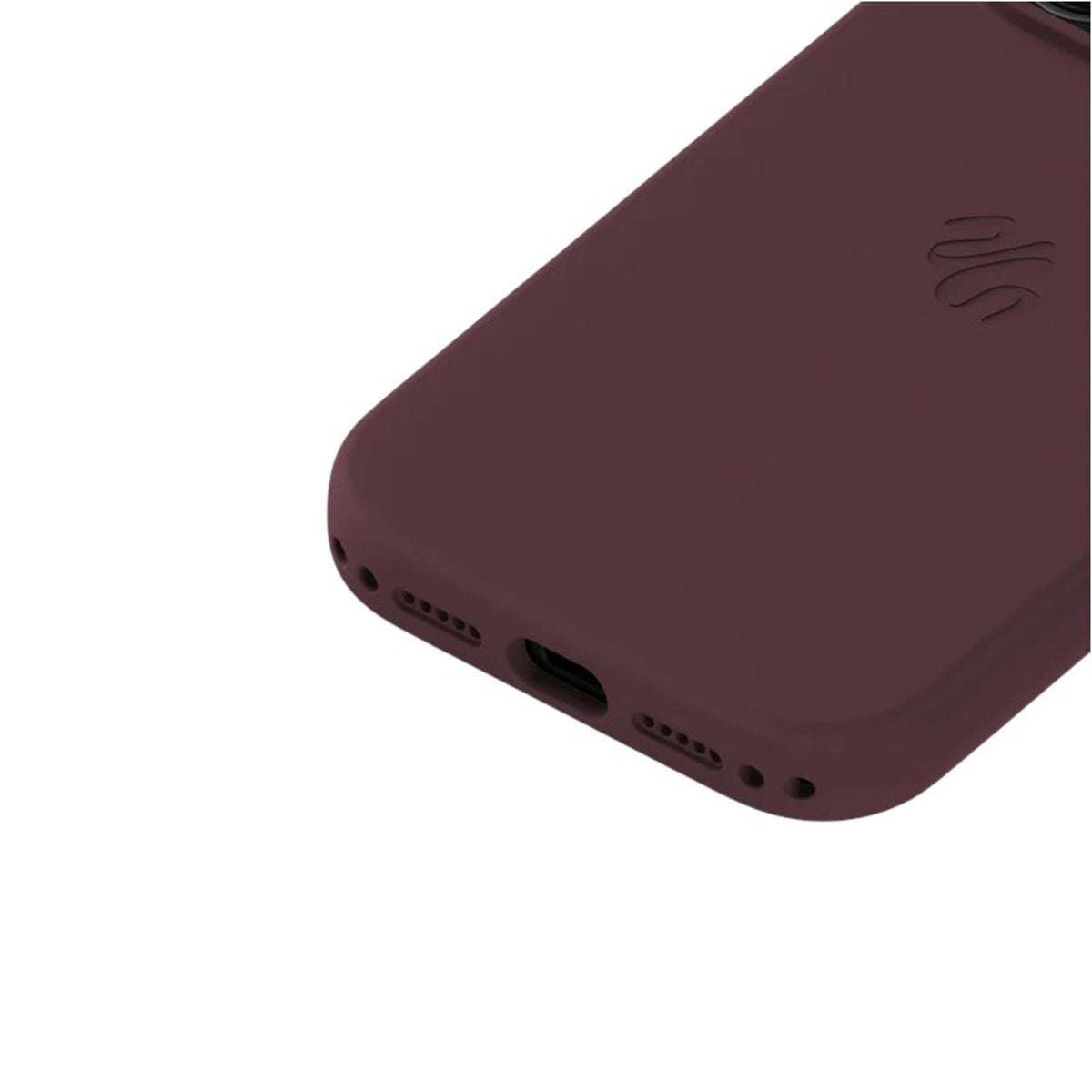 iPhone 18 Pro Max / 17 Pro Max Holdit Soft Touch MagSafe Silikon Skal - Bordeaux