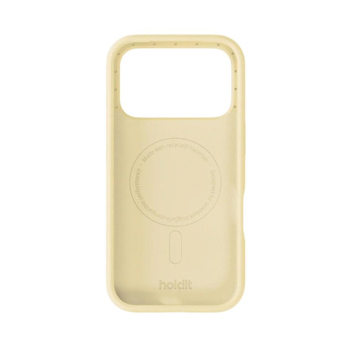 iPhone 18 Pro / 17 Pro Holdit Soft Touch MagSafe Silikon Skal - Butter Yellow