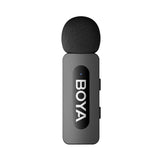 BOYA BY-V10 Trådlös Mikrofon m. USB-C - Svart