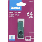 HAMA Roterbart USB-Minne 3.2 - 64GB