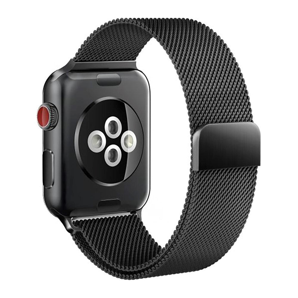 Apple Watch (38/40/SE/41/42mm) Tech-Protect Milanese Rem Rostfritt Stål - Svart