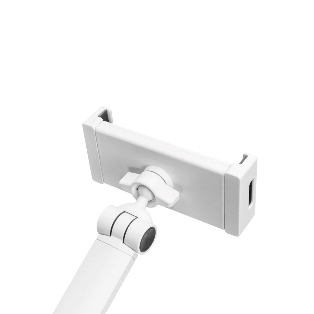 Deltaco Universal Surfplatta / Mobilhållare för Bord - Mått: 4,7 - 12,9" - Vit