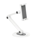 Deltaco Universal Surfplatta / Mobilhållare för Bord - Mått: 4,7 - 12,9" - Vit