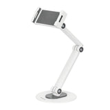 Deltaco Universal Surfplatta / Mobilhållare för Bord - Mått: 4,7 - 12,9" - Vit