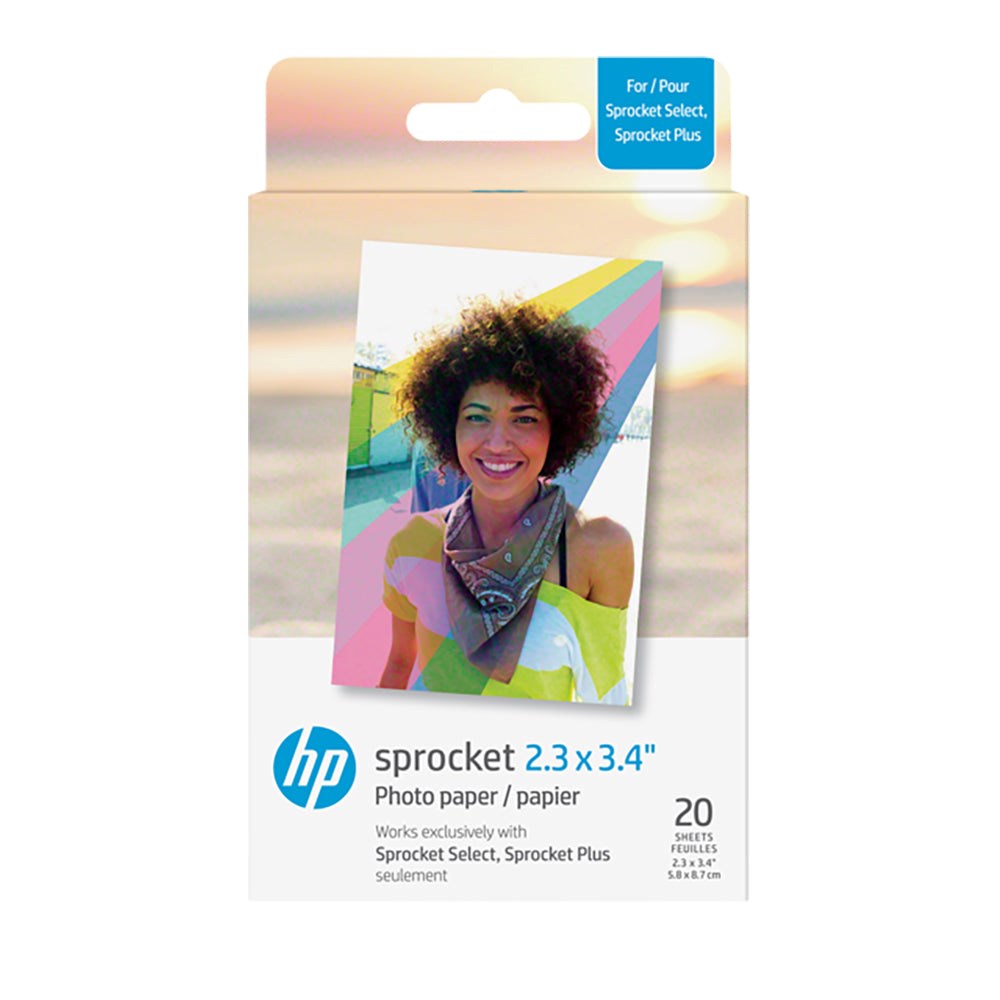 HP Sprocket Select / Spocket Plus Fotopapper 5,8 x 8,7 cm - 20 Pack