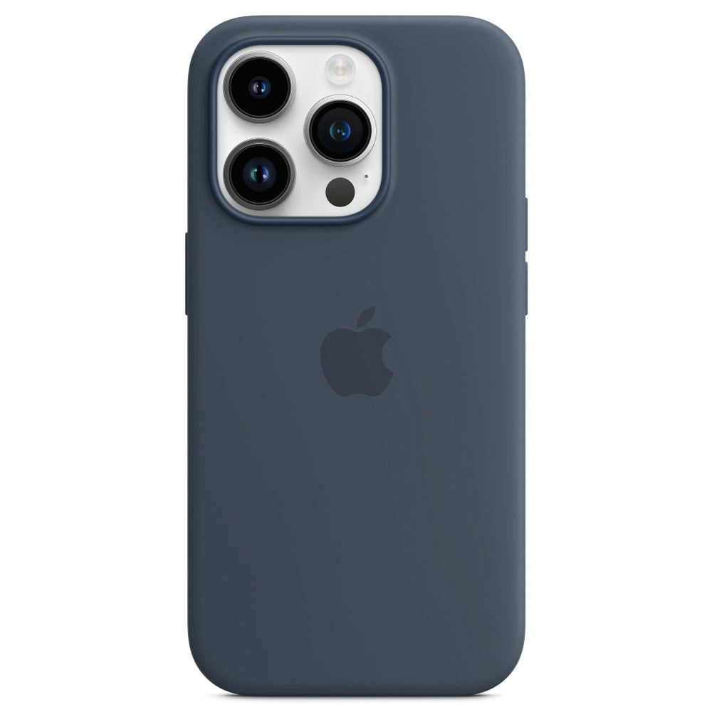 iPhone 14 Pro Apple Original Skal Silikon - MagSafe-kompatibel - Storm Blue (MPTF3ZM/A)