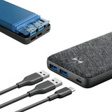 Anker Powercore III Sense 20.000 mAh Powerbank 20W m. 1x PD USB-C & 2x USB-A - Svart