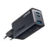 Anker 735 Väggladdare 65W med 1 x USB-A & 2 x USB-C - Svart