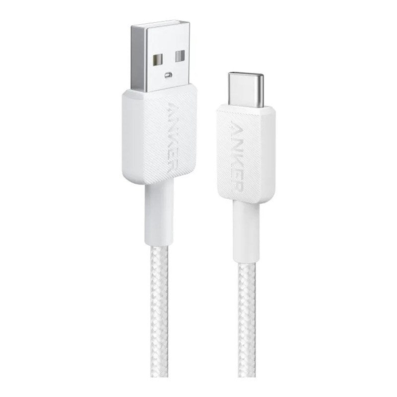 Anker 322 Nylon USB-C Kabel 15W / 1,8m - Vit