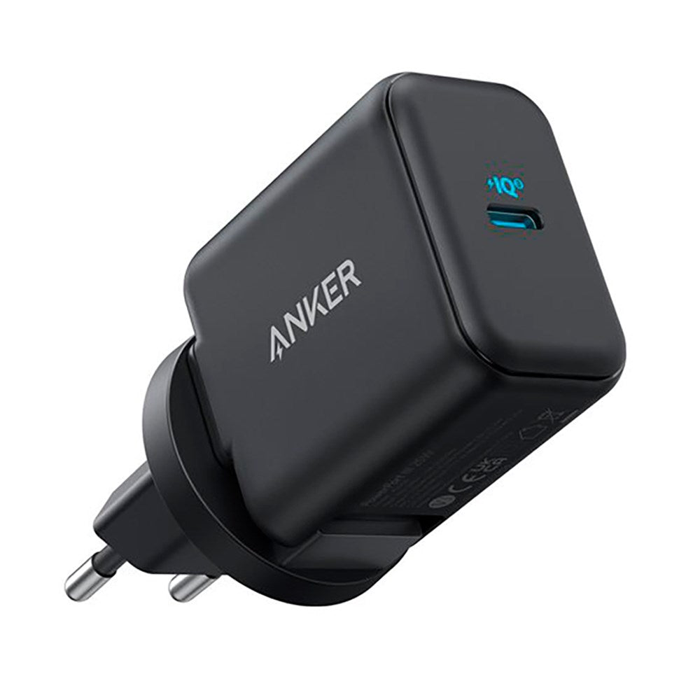 Anker 312 Väggladdare 25W med USB-C - Svart