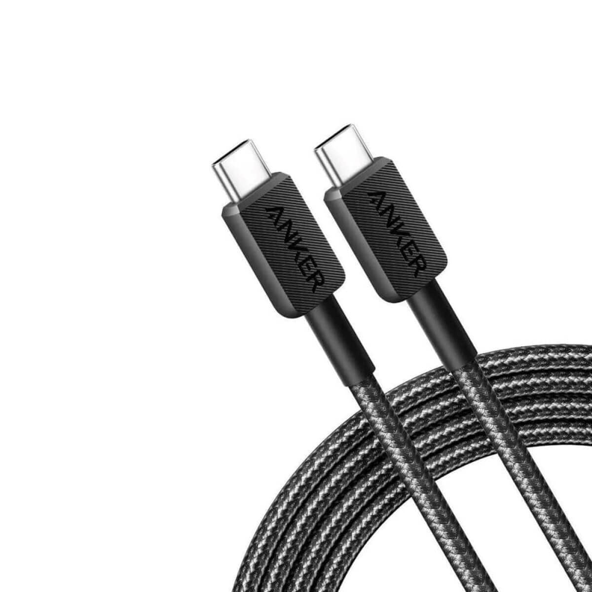 Anker 310 Nylon USB-C - USB-C Kabel 240W / 90Cm - Svart