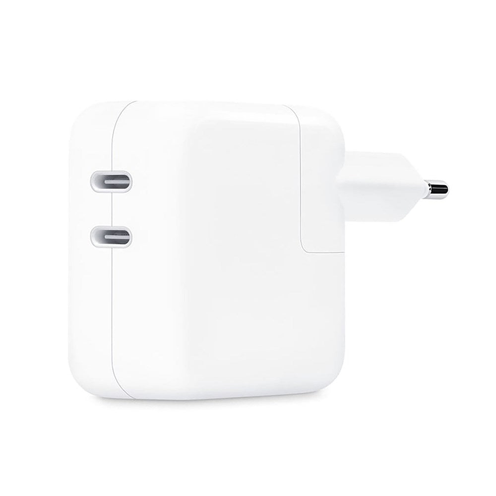 Original Apple Väggladdare 35W med 2 x USB-C - Vit