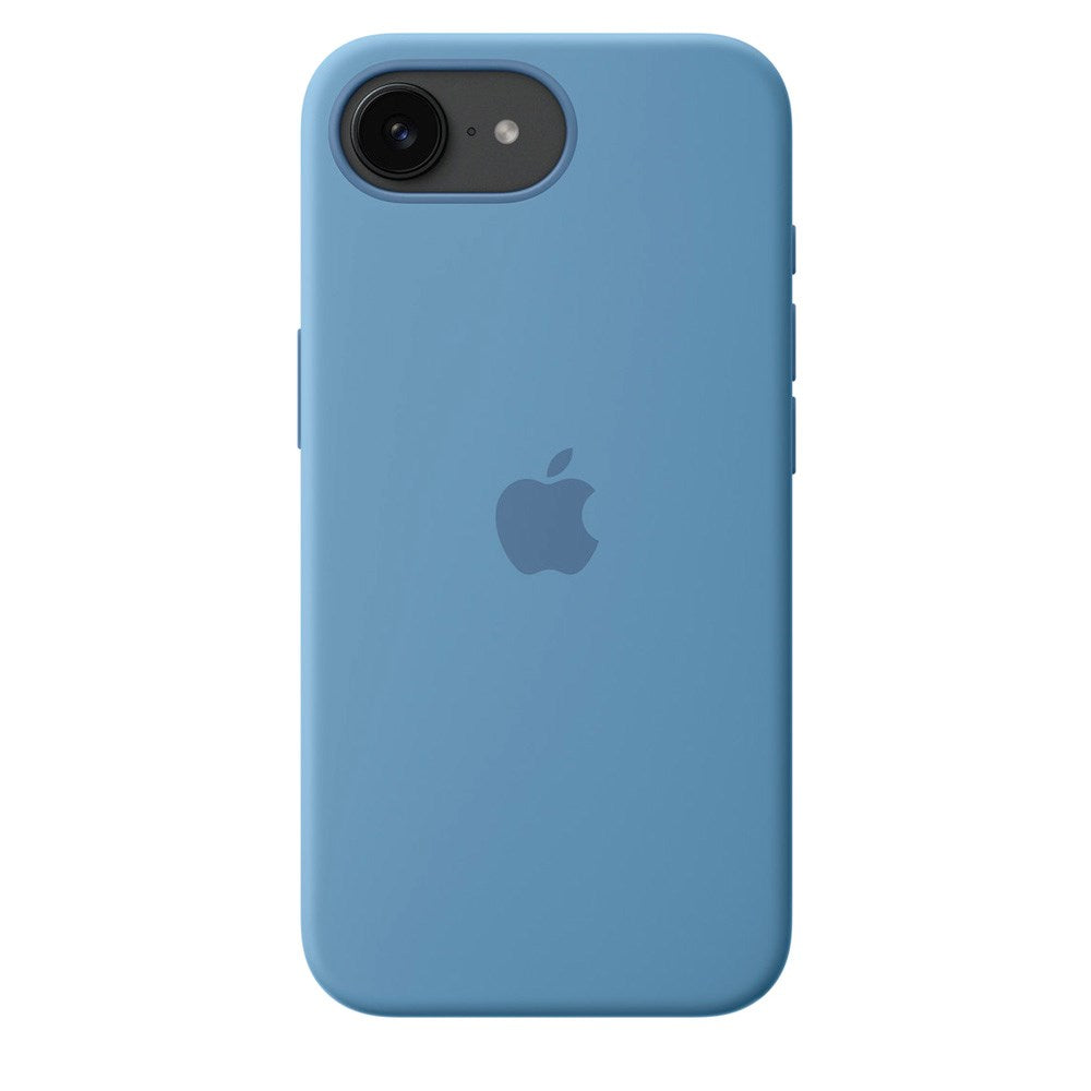 Original Apple iPhone 16e Skal Silikon - Winter Blue (MD3Q4ZM/A)
