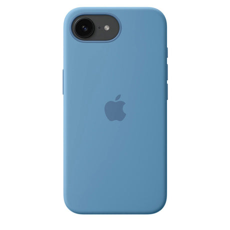 Original Apple iPhone 16e Skal Silikon - Winter Blue (MD3Q4ZM/A)