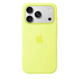 Original Apple iPhone 17 Pro Silicone Case - MagSafe Kompatibel - Neon Yellow (MGFF4ZM/A)