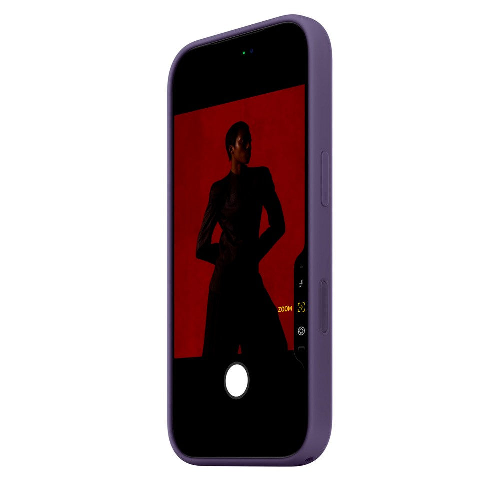 Original Apple iPhone 17 Pro Silicone Case - MagSafe Kompatibel - Purple Fog (MGFG4ZM/A)