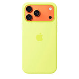 Original Apple iPhone 17 Pro Max Silicone Case - MagSafe Kompatibel - Neon Yellow (MGFM4ZM/A)