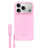 Original Apple Beats iPhone 17 Pro Skal m. Rem - MagSafe Kompatibel - Pebble Pink