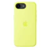 Original Apple iPhone 16e Silikon Skal - Neon Yellow (MGYW4ZM/A)