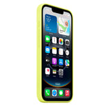 Original Apple iPhone 16e Silikon Skal - Neon Yellow (MGYW4ZM/A)