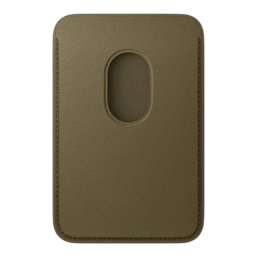 Original Apple FineWoven Wallet - MagSafe Kompatibel - Dark Olive (MK9K4ZM/A)