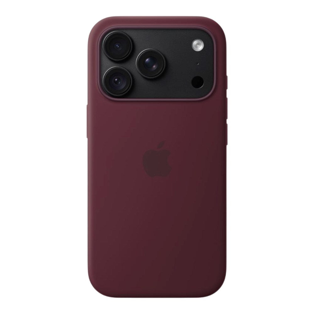 Original Apple iPhone 18 Pro Silicone Case - MagSafe Kompatibel - Burgundy (MK8U4ZM/A)