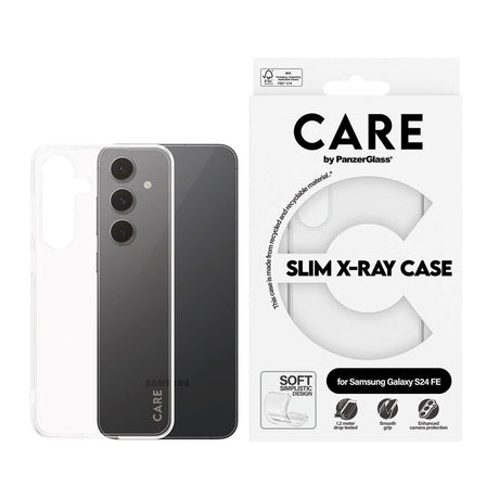 CARE by PanzerGlass Samsung Galaxy S24 FE FASHION X-Ray Soft Basic Skal - Genomskinlig