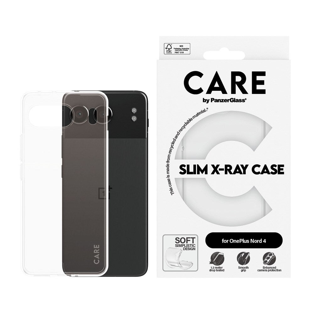 CARE by PanzerGlass OnePlus Nord 4 (5G) FASHION X-Ray Soft Basic Skal - Genomskinlig