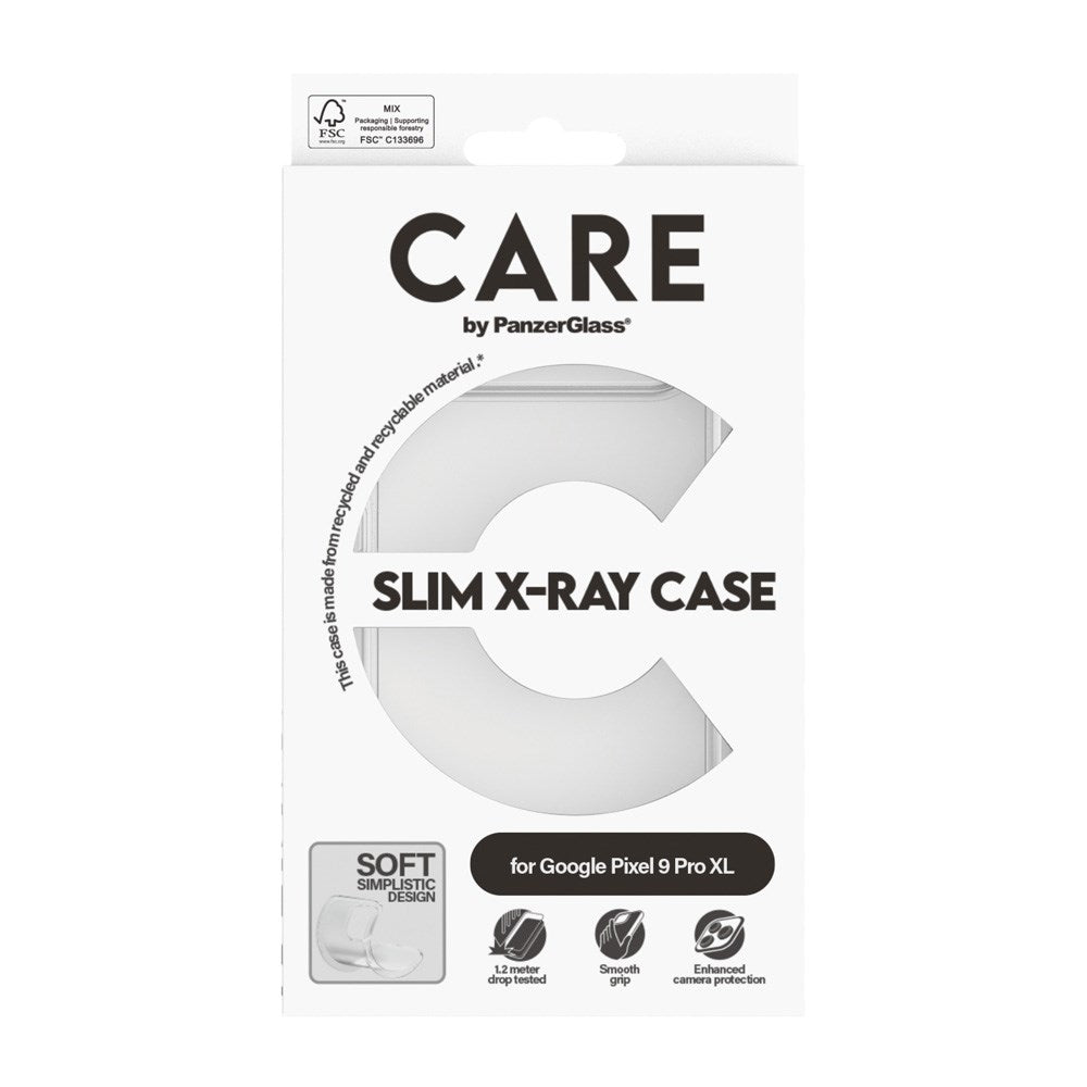 CARE by PanzerGlass Google Pixel 9 Pro XL FASHION X-Ray Soft Basic Skal - Genomskinlig