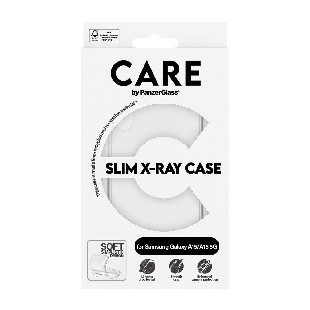 CARE by PanzerGlass Samsung Galaxy A15 / A15 (5G) FASHION X-Ray Soft Basic Skal - Genomskinlig