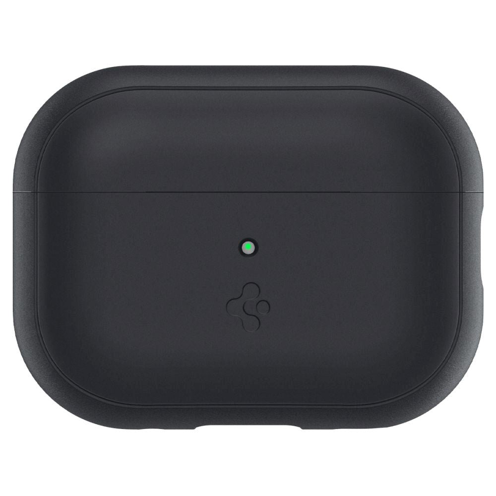 Apple Airpods Pro (2. gen.) Spigen Silicone Fit Skal m. Rem - Svart