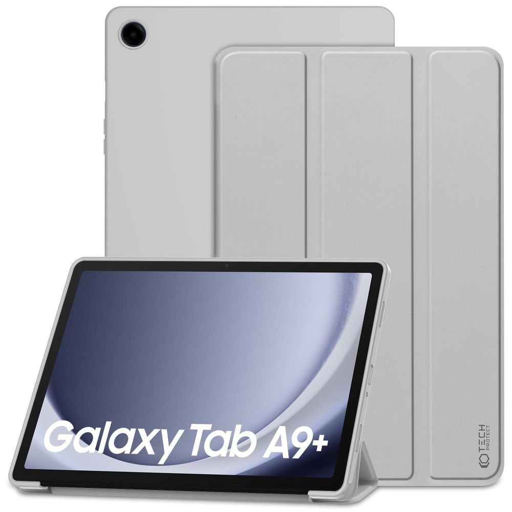 Samsung Galaxy Tab A9+ (Plus) Tech-Protect Smartcase Fodral - Grå