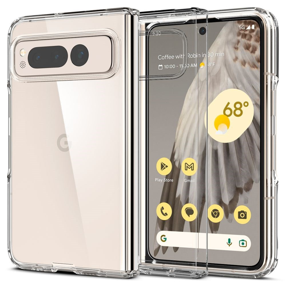 Google Pixel Fold Spigen Ultra Hybrid Skal - Transparent