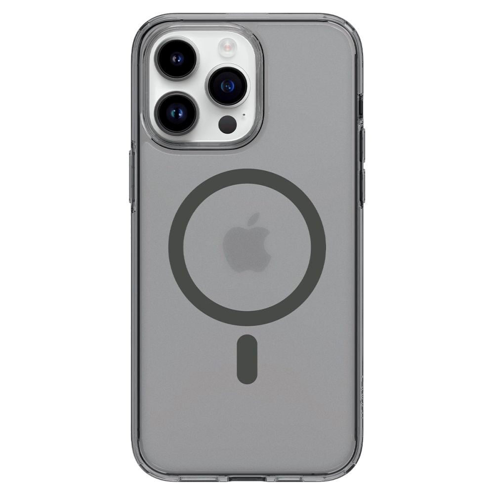 iPhone 14 Pro Max Spigen Ultra Hybrid Skal - MagSafe-kompatibelt - Matt Transparent / Frost Black