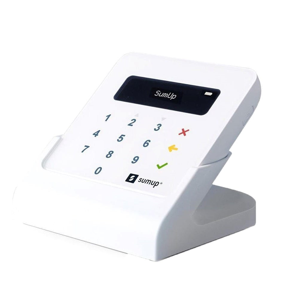 SumUp Air Card Reader Trådlös Betalterminal m. Laddstation - Vit