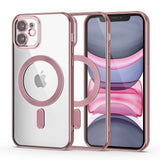 iPhone 11 Tech-Protect MagShine Skal - MagSafe Kompatibel - Genomskinlig / Rose Gold