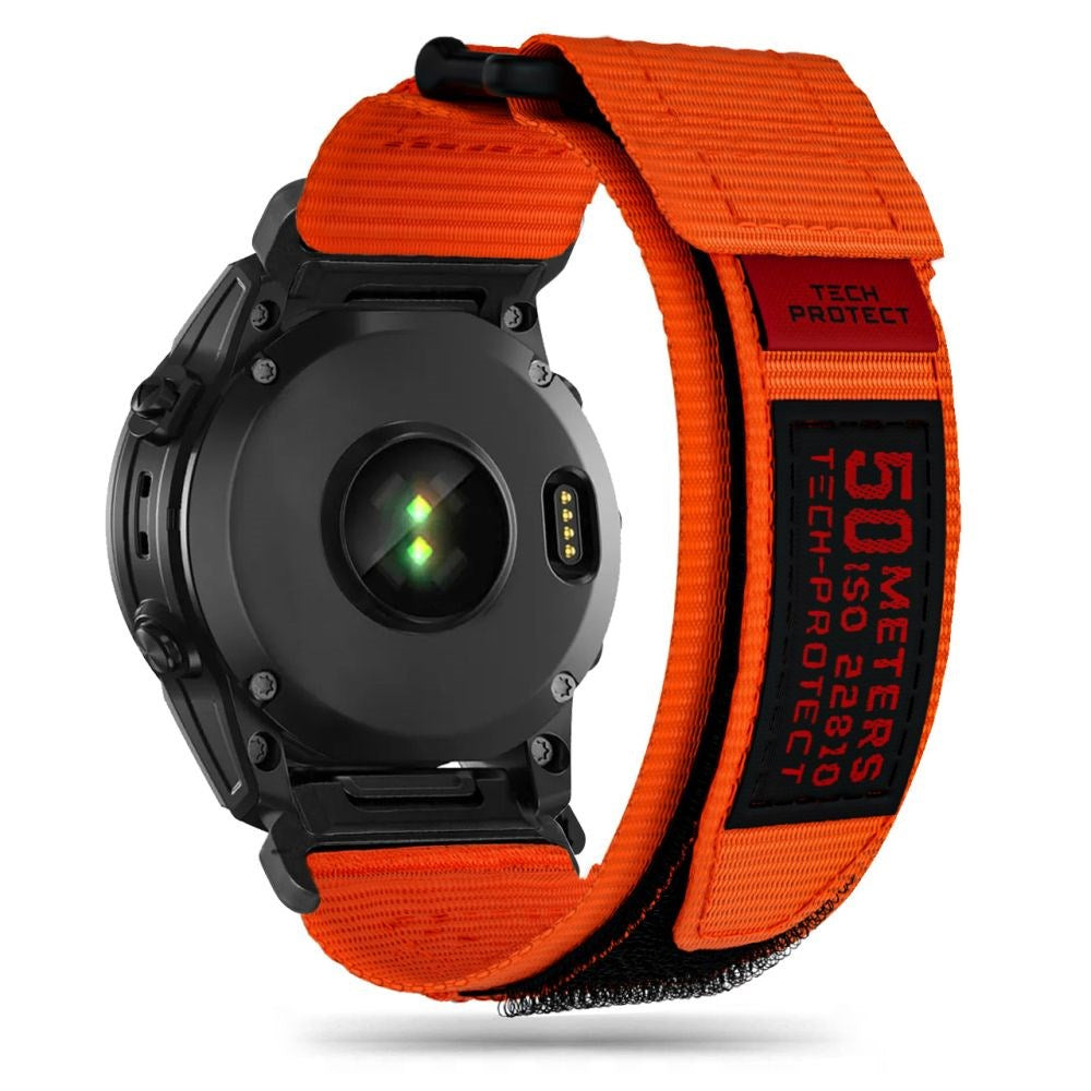 Universal Garmin 22mm Tech-Protect Scout Pro Tygrem - Orange