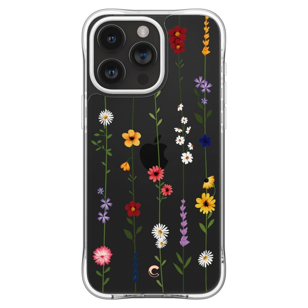 iPhone 15 Pro Cyrill Cecile Plast Skal m. Rem - Flower Garden