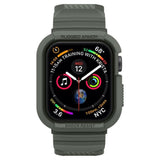 Apple Watch SE/6/5/4 (44mm) Spigen Rugged Armor Skal med Rem - Grön