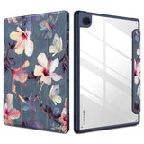 Samsung Galaxy Tab A8 10.5" (2021) Tech-Protect Smartcase Hybrid Tri-Fold Fodral - Lily Flowers