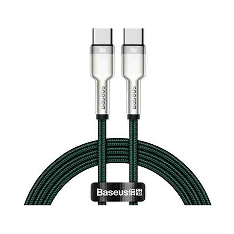 Baseus Cafule Kabel USB-C til USB-C 2m 100W - Grøn