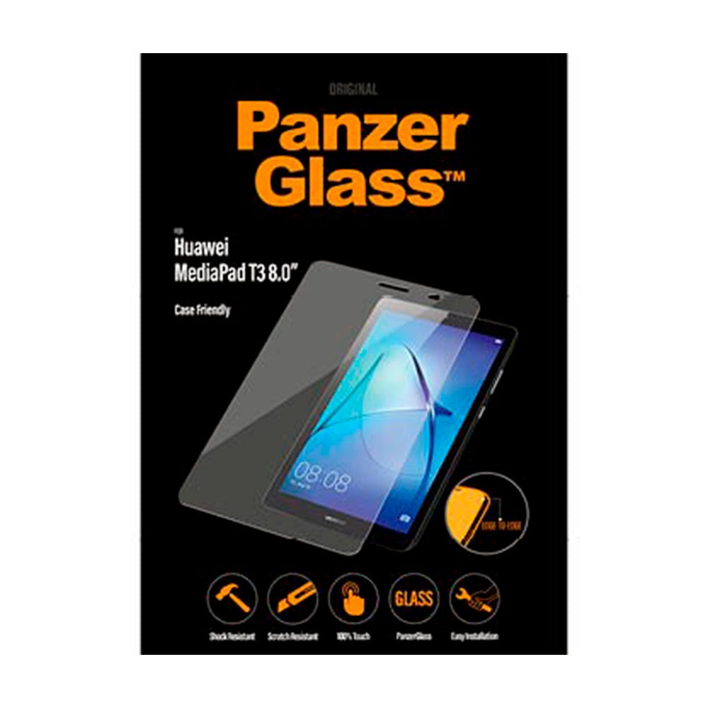 Huawei Mediapad T3 8.0 "PanzerGlass Edge -to -Edge Screen Protector - Case Friendly - Transparent