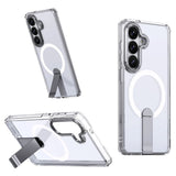 Samsung Galaxy S26 Hurtel Hybrid Armor X Skal m. Kickstand – MagSafe Kompatibel – Genomskinlig