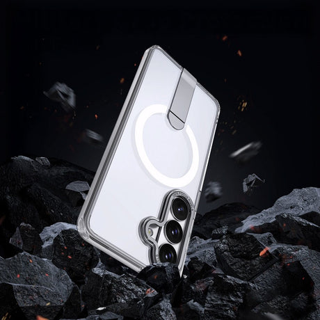 Samsung Galaxy S26 Hurtel Hybrid Armor X Skal m. Kickstand – MagSafe Kompatibel – Genomskinlig